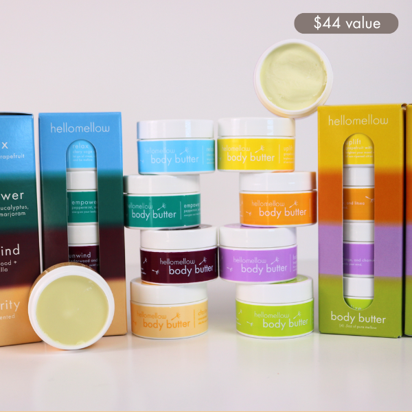 body butter try me sets deep breath set: relax • empower • unwind • clarity