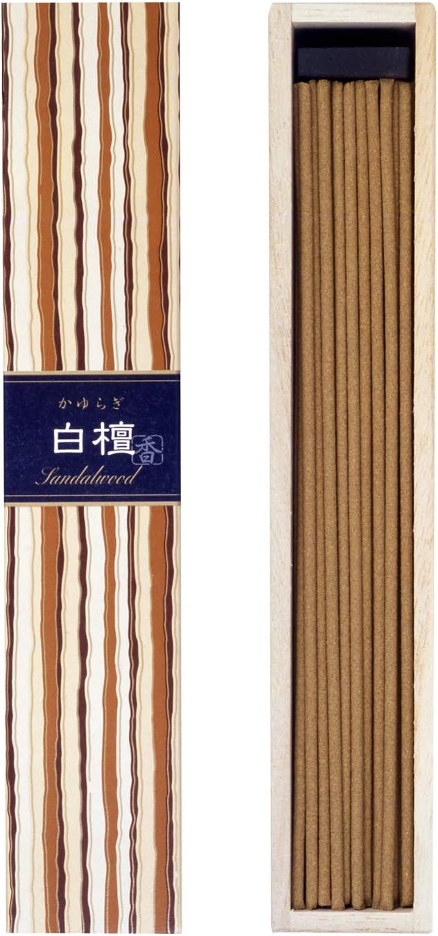 Kayuragi Incense Sticks - Sandalwood by NIPPON KODO, Japanese Quality Incense