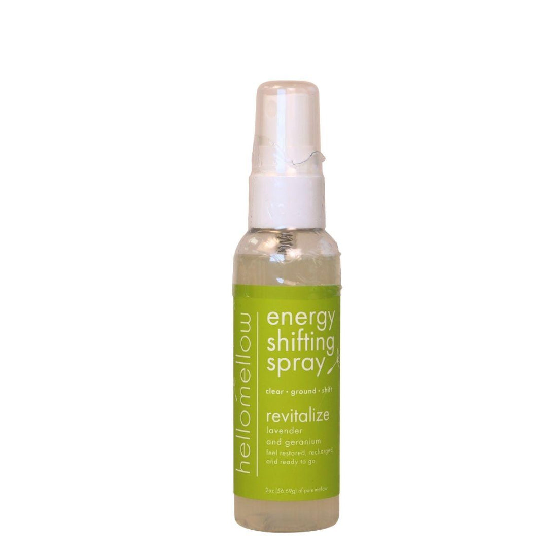 mini energy shifting aromatherapy spray in revitalize aroma with a white background