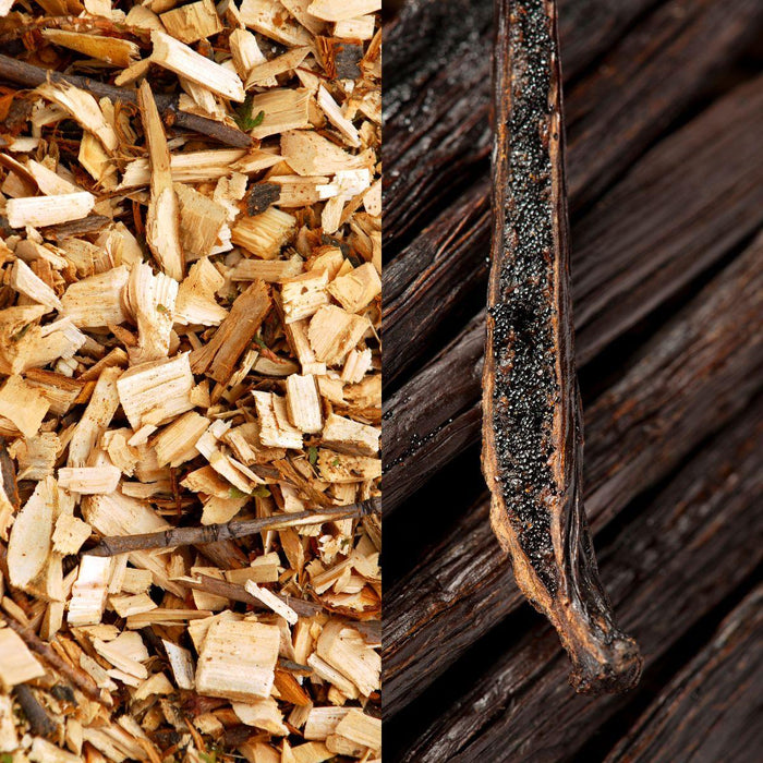cedarwood and vanilla bean