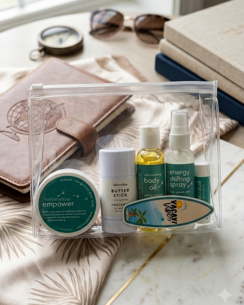 deluxe vacay vibes waterproof travel bag