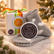 2 oz body butter + cozy socks, view 7