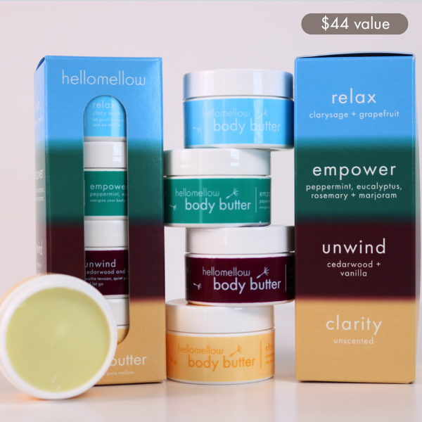 body butter try me sets deep breath set: relax • empower • unwind • clarity