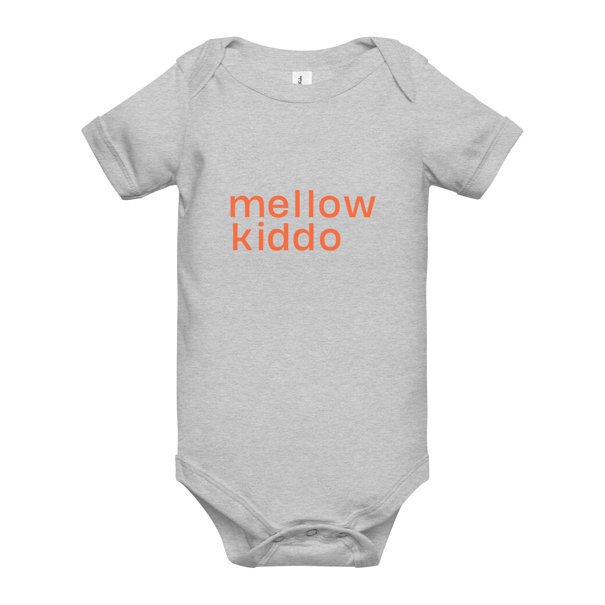 mellow kiddo onesie - white or grey