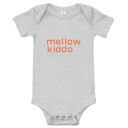 mellow kiddo onesie - white or grey