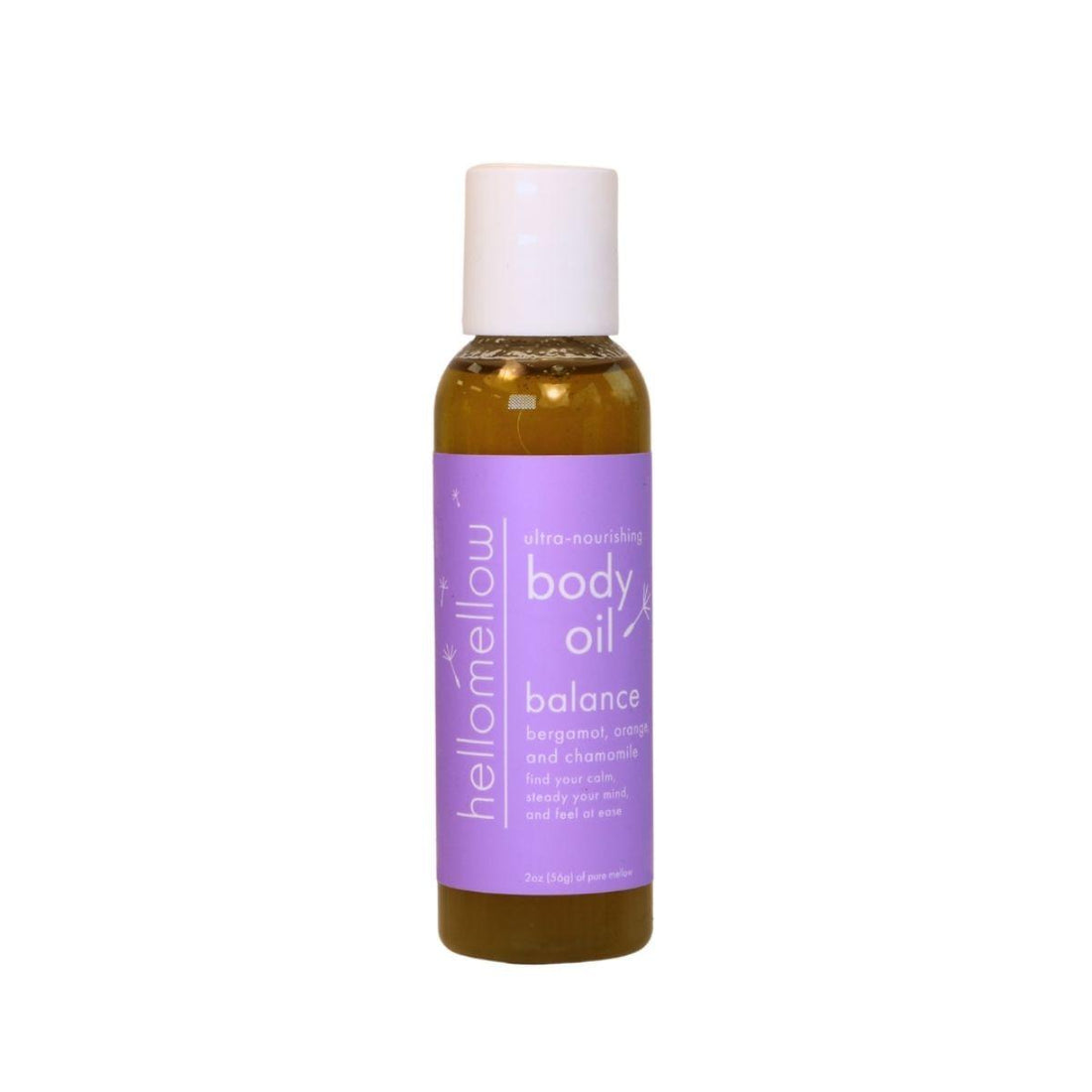 mini balance oil with a white background 