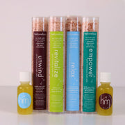 bath salt try me set + free bonus oils, view 1