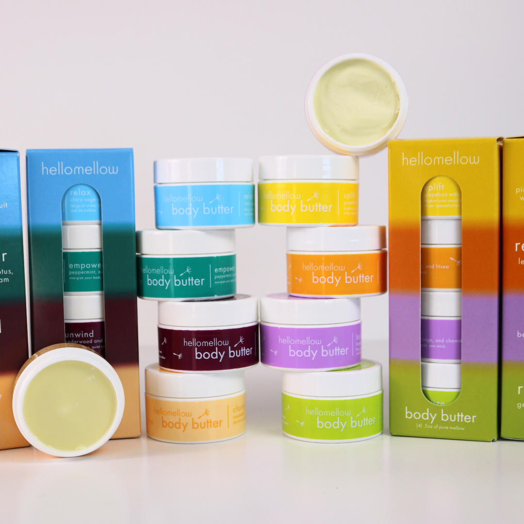body butter try me sets deep breath set: relax • empower • unwind • clarity