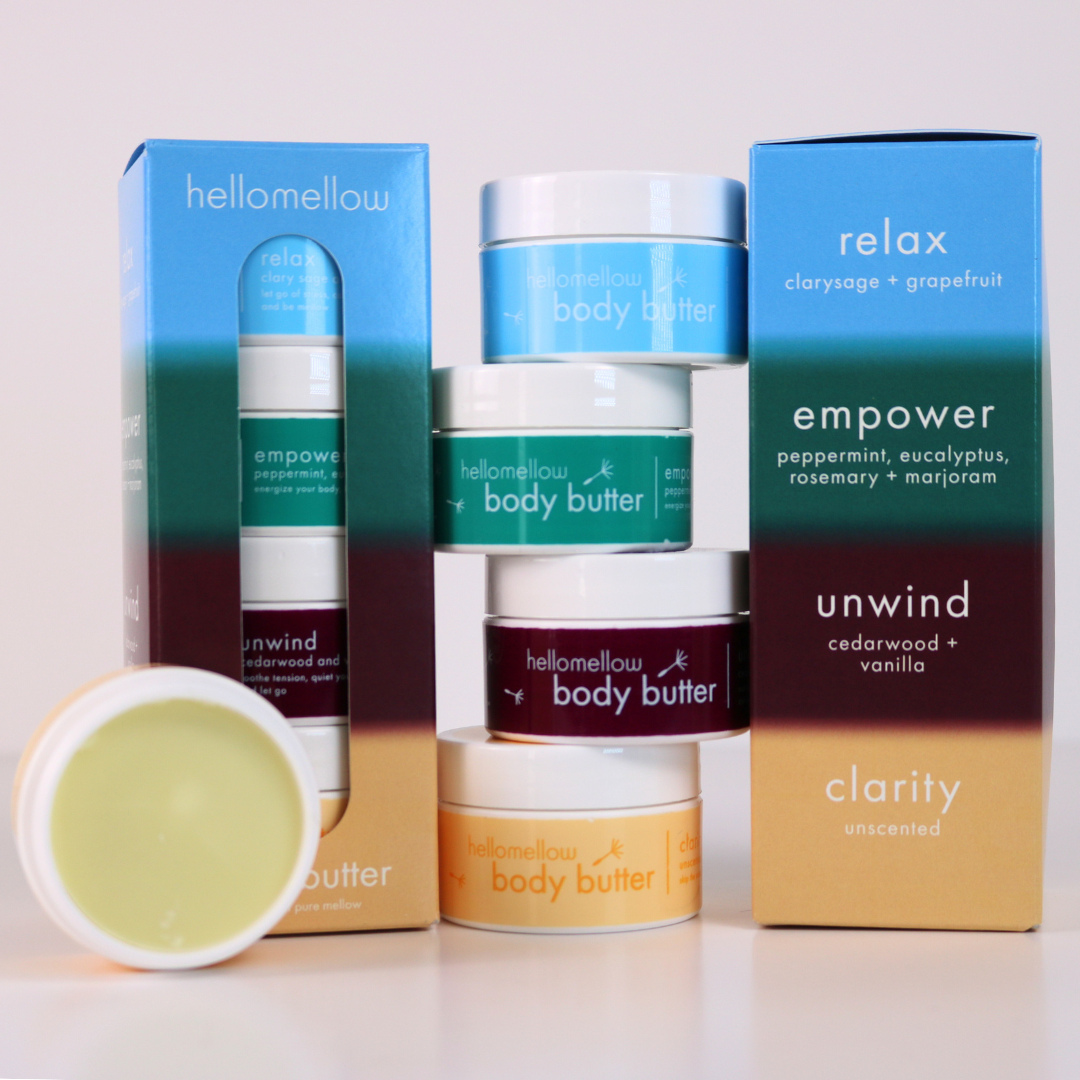 body butter try me sets deep breath set: relax • empower • unwind • clarity