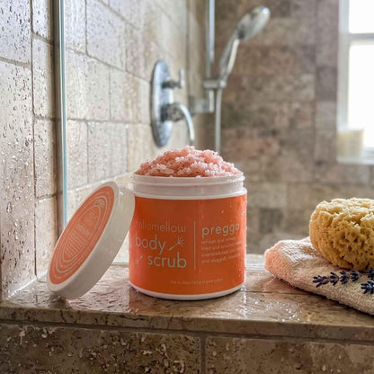 hellomellow preggo body scrub