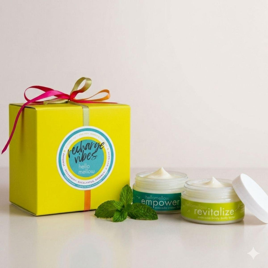 recharge vibe butter set revitalize and empower 2 oz butters together