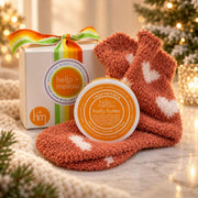 2 oz body butter + cozy socks, view 2