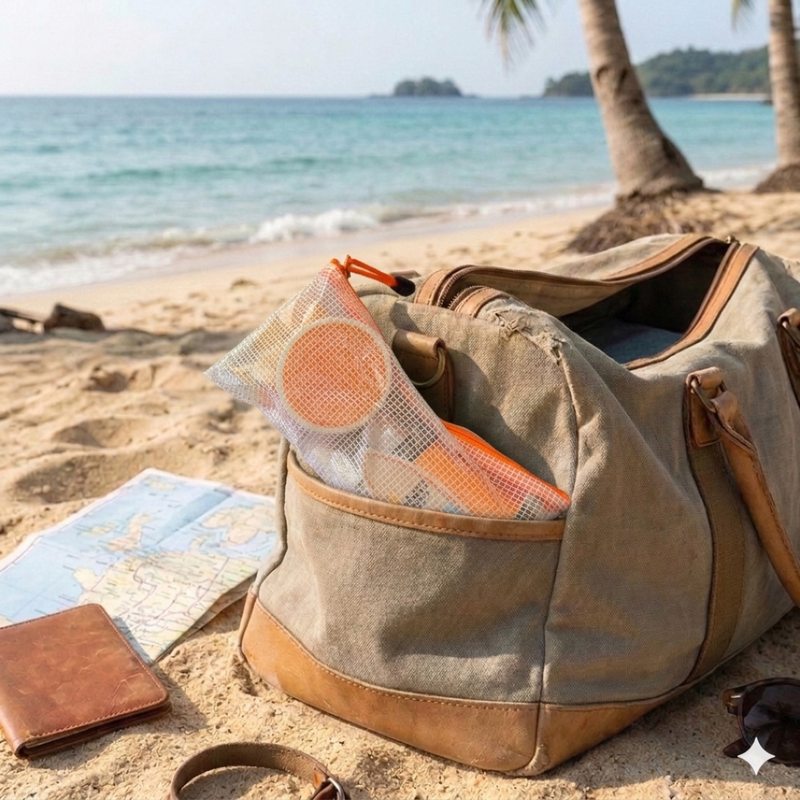 vacay vibes waterproof travel bag