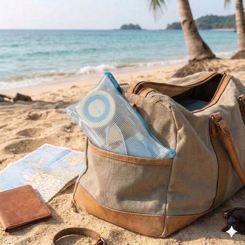 vacay vibes waterproof travel bag