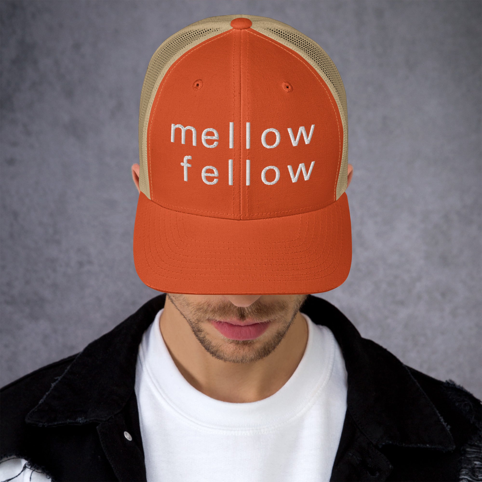 mellow fellow trucker cap