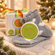 2 oz body butter + cozy socks, view 4