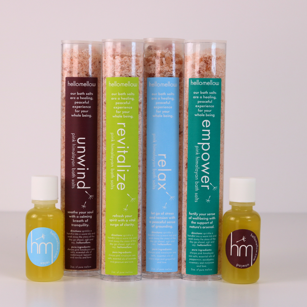 bath salt try me set + free bonus oils