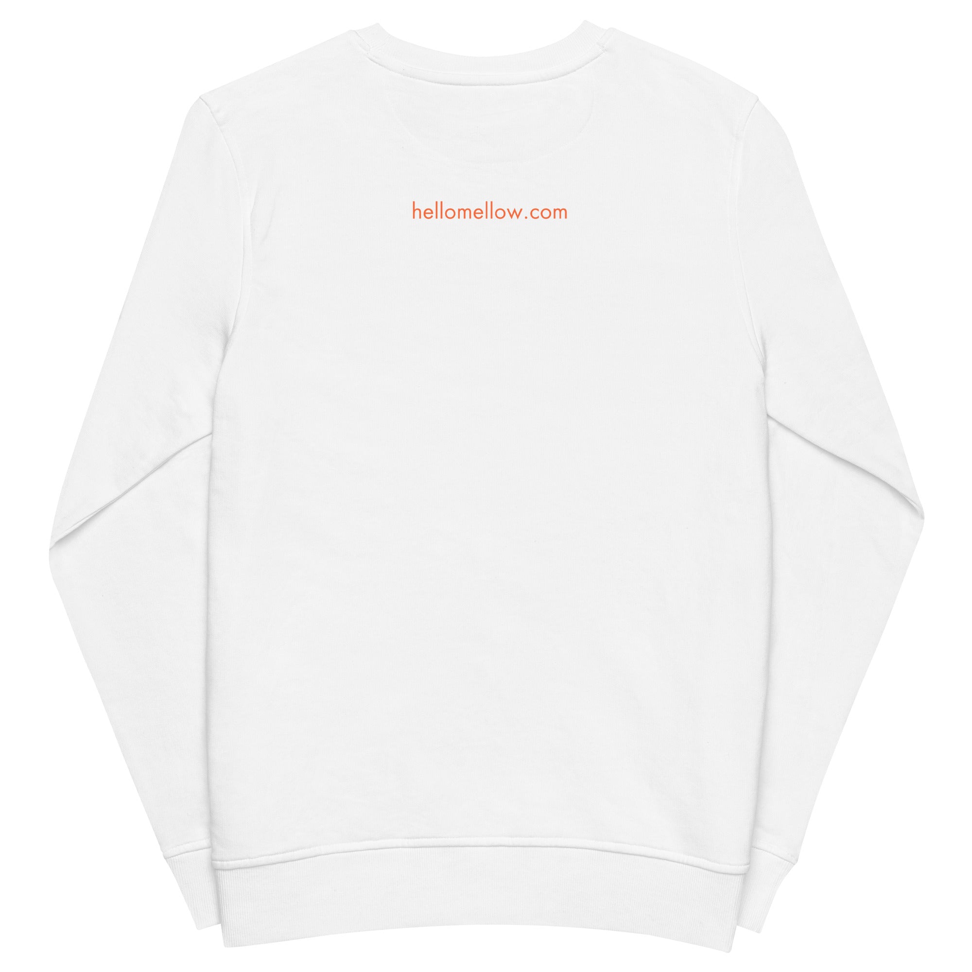 MELLOW MAMA  Organic Sweatshirt Orange