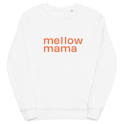 MELLOW MAMA  Organic Sweatshirt Orange