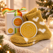 2 oz body butter + cozy socks, view 1