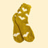 yellow cozy sock