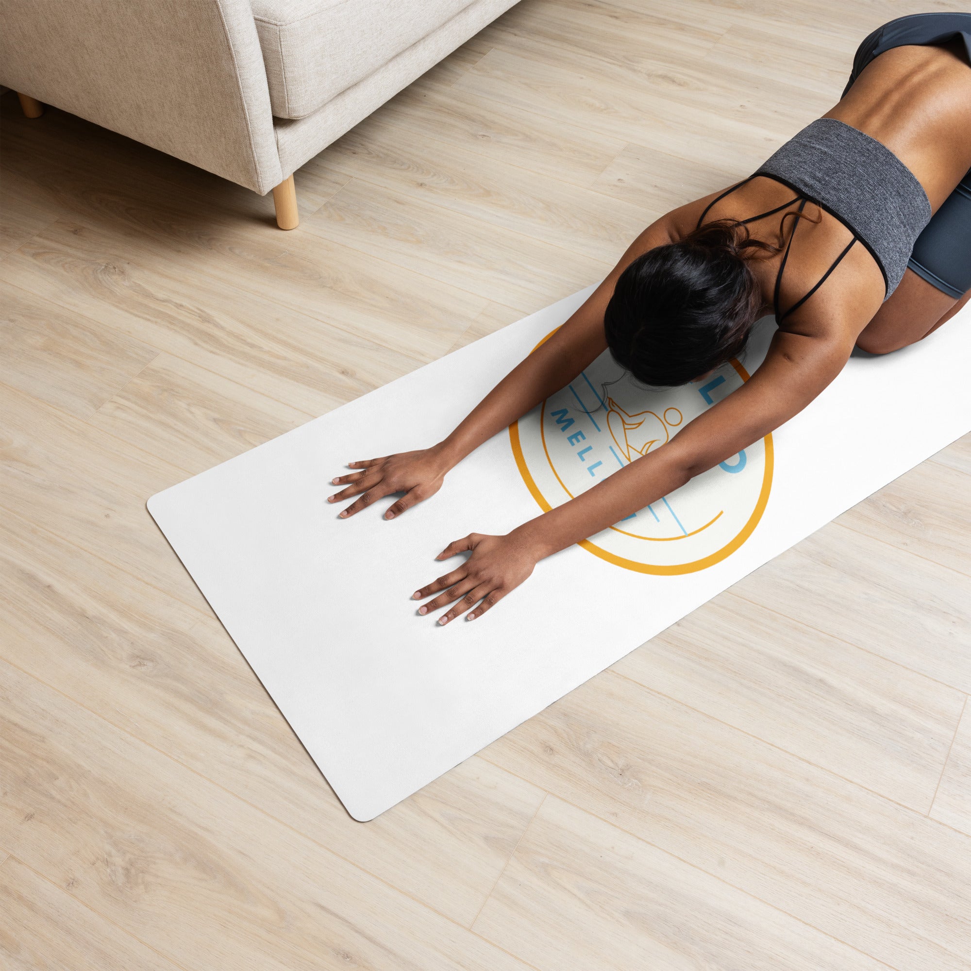 HELLOMELLOW Zen White Yoga Mat