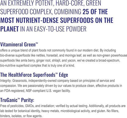 HEALTHFORCE SUPERFOODS Vitamineral Green - Mineral Supplement for Immune &amp; Thyroid Support